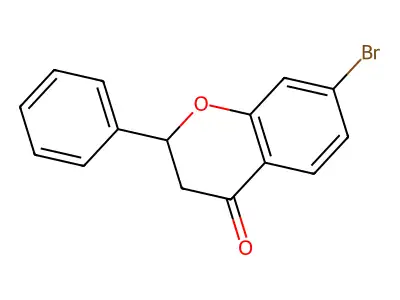 7-Bromo-2-phenyl-chroman-4-one structure