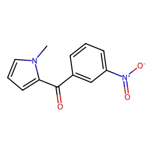 (1-Methylpyrrol-2-yl)-(3-nitrophenyl)methanone structure