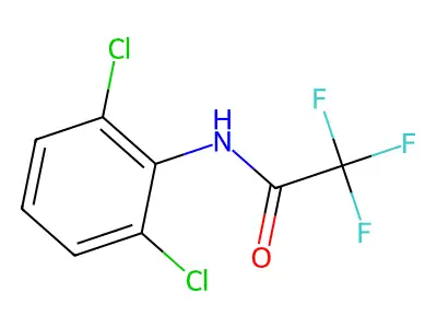 N-(2,6-dichlorophenyl)-2,2,2-trifluoroacetamide structure