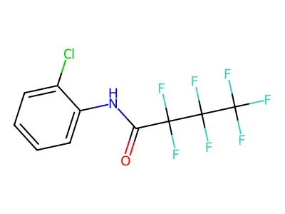 N-(2-Chlorophenyl)-2,2,3,3,4,4,4-heptafluorobutanamide structure
