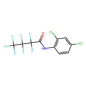 N-(2,4-Dichlorophenyl)-2,2,3,3,4,4,4-heptafluorobutanamide structure