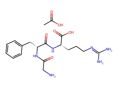 Glycylphenylalanylarginine structure