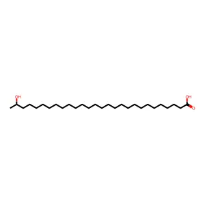 27-羟基二十八酸 structure