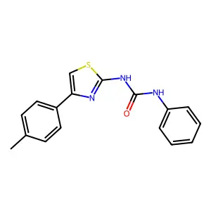 N-[4-(4-methylphenyl)-1,3-thiazol-2-yl]-N'-phenylurea structure
