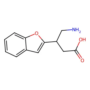 4-氨基-3-苯并(b)呋喃-2-基丁酸 structure