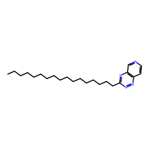 Pyrido(3,4-e)-1,2,4-triazine, 3-heptadecyl- structure