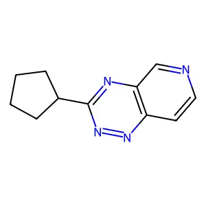 3-Cyclopentyl-pyrido(3,4-e)(1,2,4)triazine structure