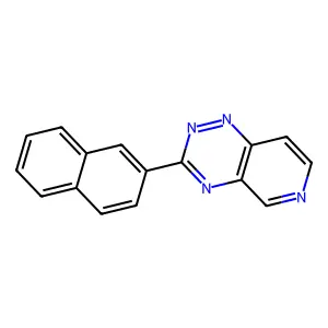 3-Naphthalen-2-yl-pyrido(3,4-e)(1,2,4)triazine structure