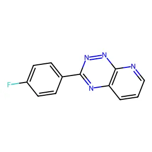 3-(4-Fluoro-phenyl)-pyrido(3,2-e)(1,2,4)triazine structure