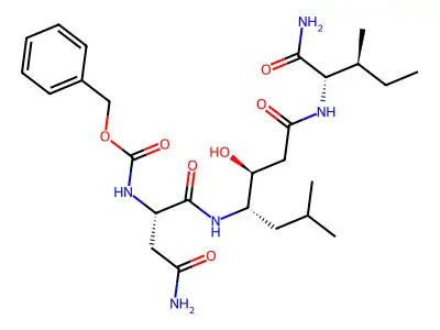 Z-Asn-Sta-Ile-NH2 structure