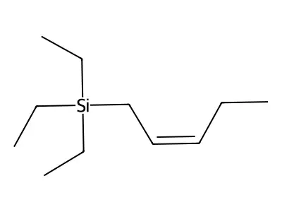Silane, triethyl-2-pentenyl-, (Z)- structure