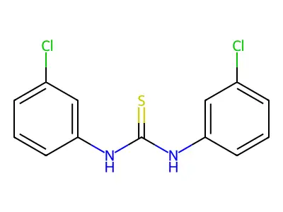 1,3-Bis(3-chlorophenyl)thiourea structure