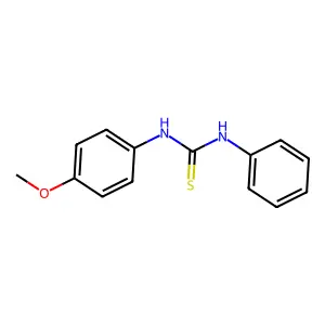 N-(4-Methoxyphenyl)-N'-phenylthiourea structure