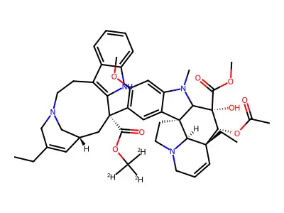 脱水长春花碱二硫酸盐 structure