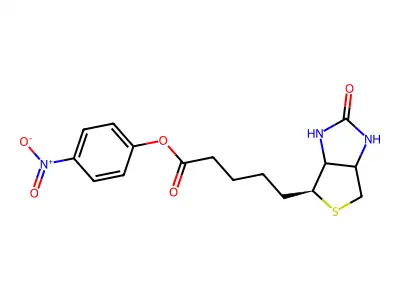 (+)-Biotin-ONP structure
