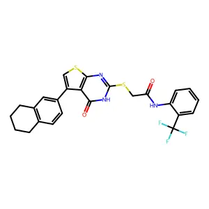 CAS 1219171-27-3 - C25H20F3N3O2S2 structure