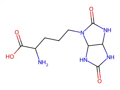 5-(2,5-Dioxohexahydroimidazo[4,5-d]imidazol-1(2H)-yl)norvaline structure