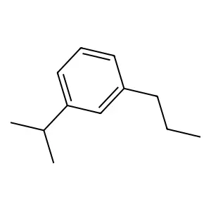 Benzene, 1-(1-methylethyl)-3-propyl structure