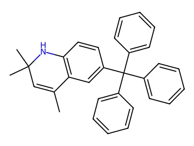 2,2,4-Trimethyl-6-trityl-1,2-dihydro-quinoline structure