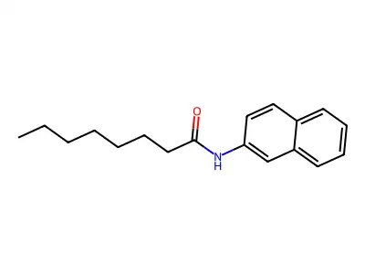 N-(2-naphthyl)octanamide structure