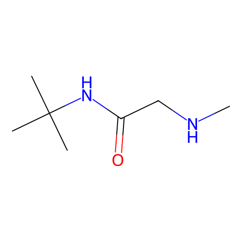 N-(tert-butyl)-2-(methylamino)acetamide structure