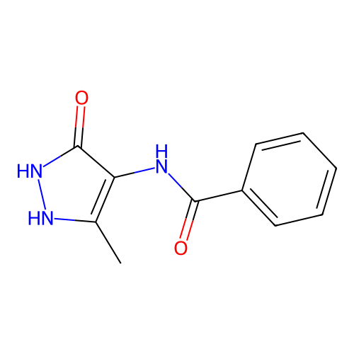 N-(5-Methyl-3-oxo-2,3-dihydro-1H-pyrazol-4-yl)benzamide structure