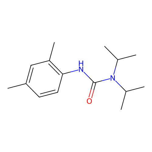 N'-(2,4-dimethylphenyl)-N,N-diisopropylurea structure
