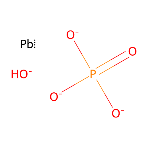 Lead hydroxide phosphate structure