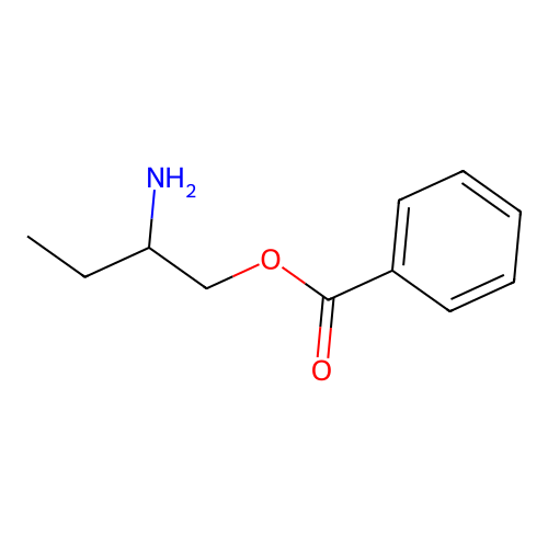 2-Aminobutyl benzoate structure