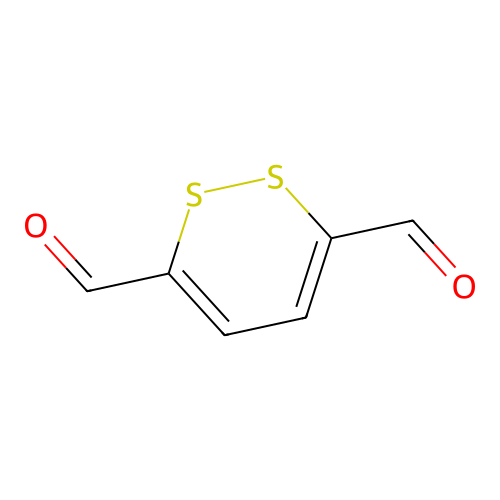 Dithiine-3,6-dicarbaldehyde structure