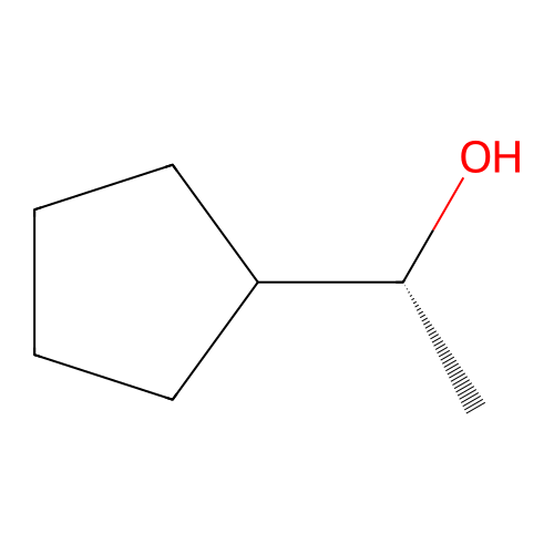 (1R)-1-cyclopentylethan-1-ol structure