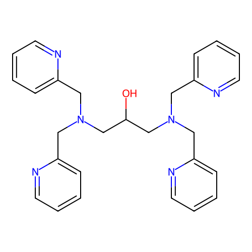 1,3-Bis(bis(pyridin-2-ylmethyl)amino)propan-2-ol structure