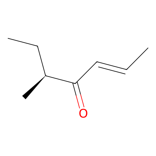5-Methyl-2-hepten-4-one, (S)- structure