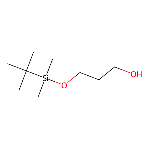 3-[(Tert-butyldimethylsilyl)oxy]propan-1-ol structure