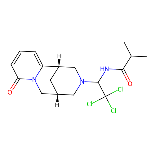 C17H22Cl3N3O2 structure