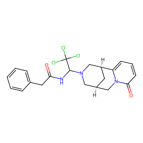 C21H22Cl3N3O2 structure
