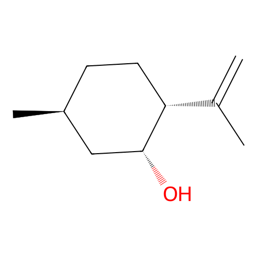 Neoisopulegol, (-)- structure