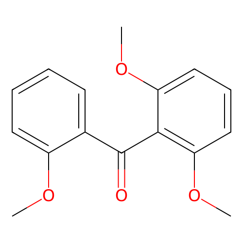 Methanone, (2,6-dimethoxyphenyl)(2-methoxyphenyl)- structure
