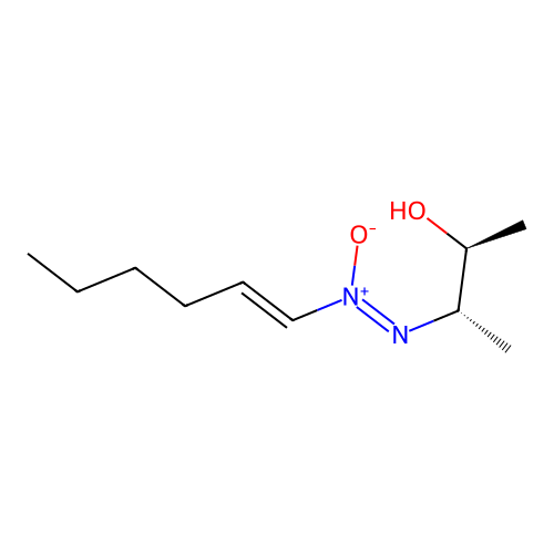 [(E)-hex-1-enyl]-[(2S,3S)-3-hydroxybutan-2-yl]imino-oxidoazanium structure