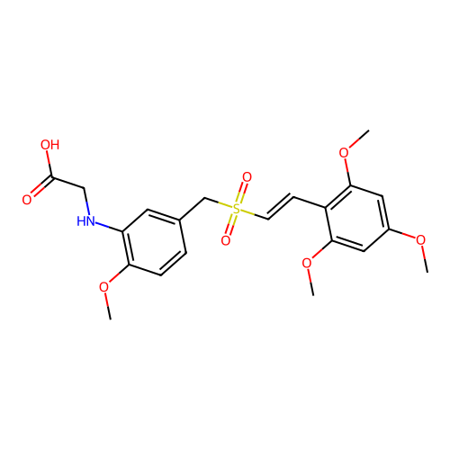 Rigosertib structure