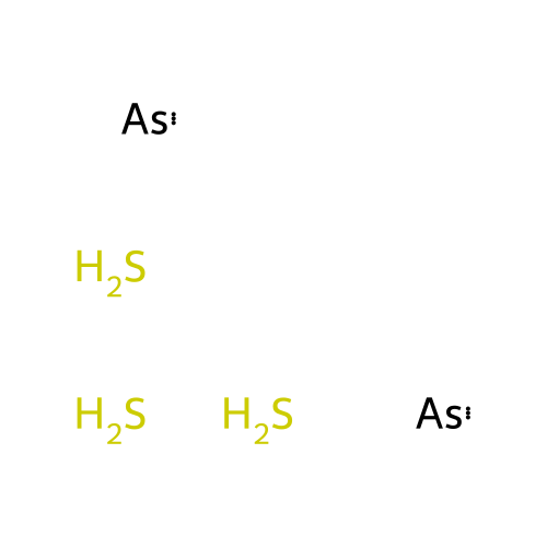 Orpiment (As2S3) structure