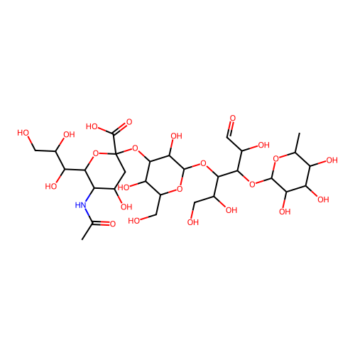 3'-Sialyl-3-fucosyllactose structure
