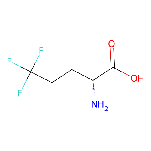 (R)-2-Amino-5,5,5-trifluoropentanoic acid structure