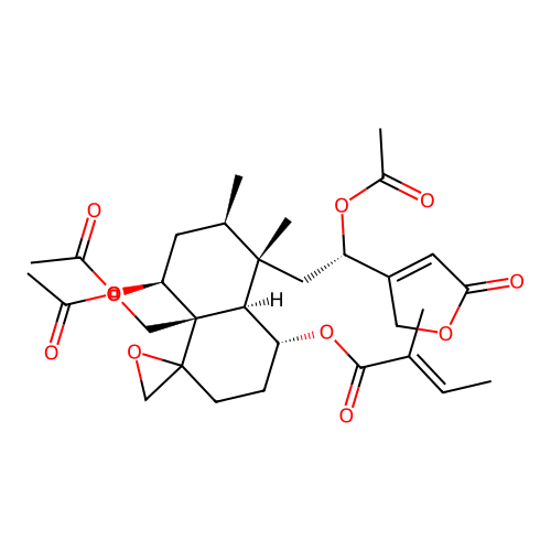 Ajugamarin A 2 structure