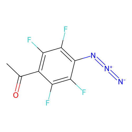 1-(4-Azido-2,3,5,6-tetrafluorophenyl)ethan-1-one structure
