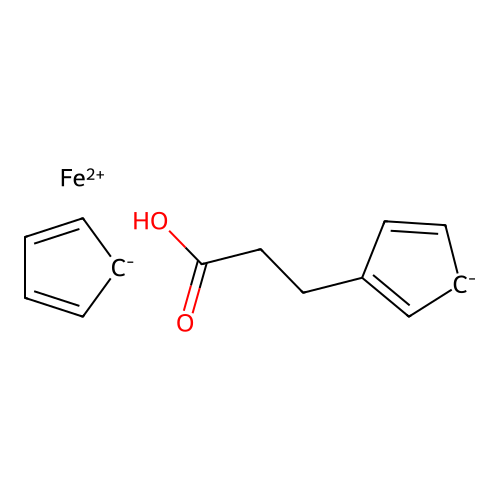 3-Ferrocenylpropionic acid structure