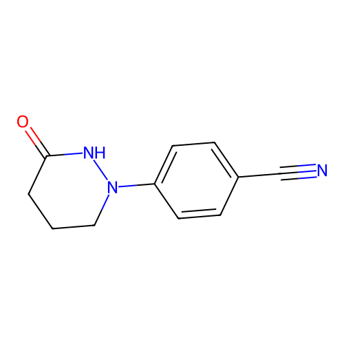 4-(3-Oxodiazinan-1-yl)benzonitrile structure