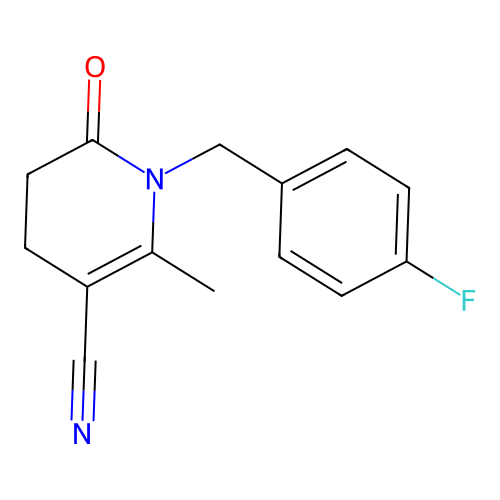 1-(4-Fluorobenzyl)-2-methyl-6-oxo-1,4,5,6-tetrahydro-3-pyridinecarbonitrile structure