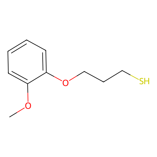 3-(2-Methoxyphenoxy)propane-1-thiol structure