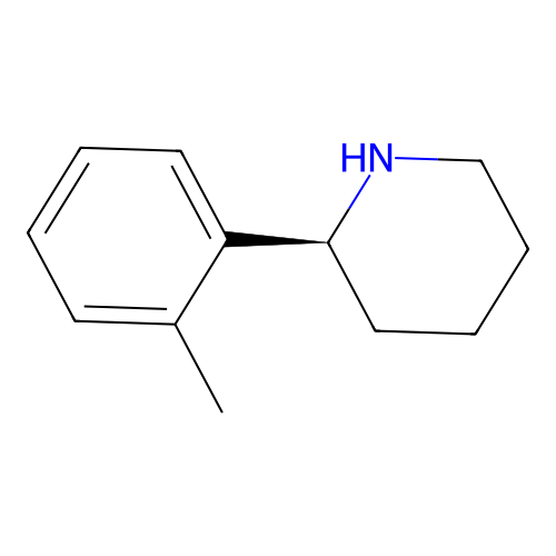 (2S)-2-(2-methylphenyl)piperidine structure